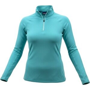 Patagonia Capilene Thermal Weight Zip-Neck Base Layer Teal Blue Womens Small